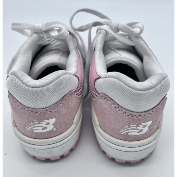 New Balance Shoes Womens Sz 5 550 Pink Suede White Leather GSB550CD - Picture 8 of 14